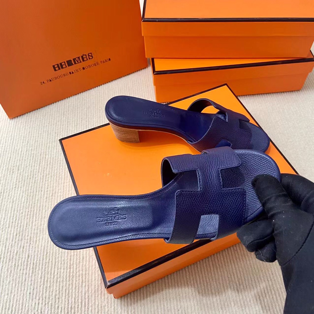 에르메스 올수공 오아시스 슬리퍼 샌들 앱송 38